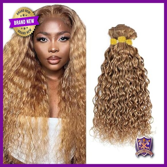 Brazilian Human Hair Extensions 22 24 26 Inch Wet Wavy Bundles Remy main image 6